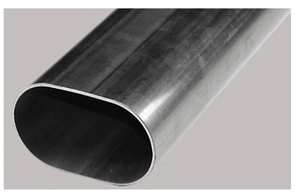 Aluminum flat oval tube