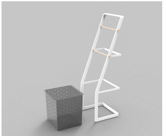 Refined freestanding frame render after removing the hanging option